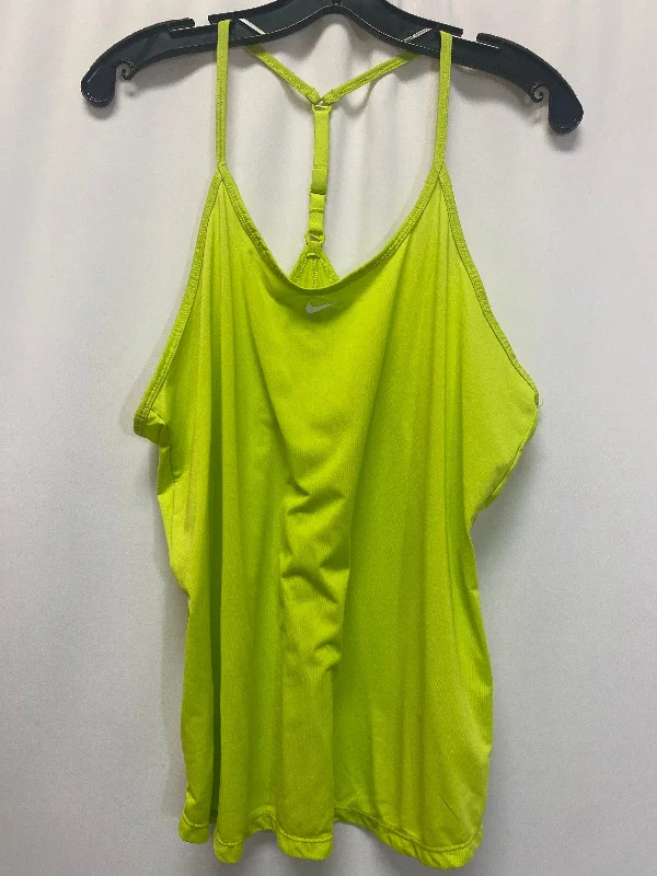 Athletic Tank Top By Nike  Size: Xl