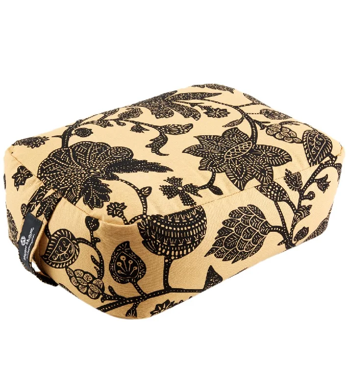 Hugger Mugger Zen Printed Yoga Meditation Cushion Carmel Lotus