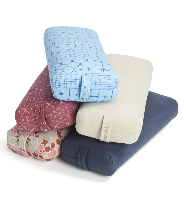 Manduka Enlight Rectangular Yoga Bolster Midnight
