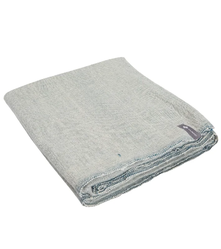 Halfmoon Cotton Yoga Blanket Pacific Weave